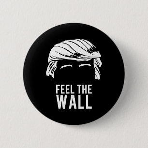 Chapa Redonda De 5 Cm Donald Trump Siente La Pared