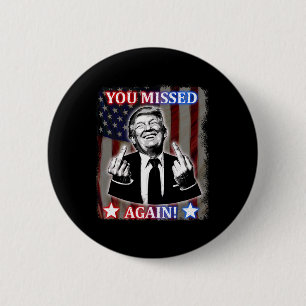 Chapa Redonda De 5 Cm Donald Trump - ¡Te perdiste de nuevo!