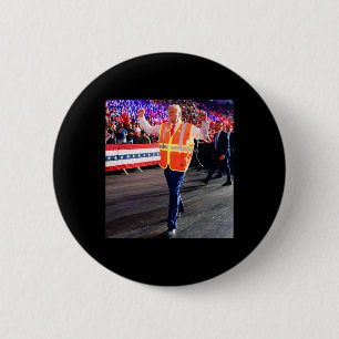 Chapa Redonda De 5 Cm Donald Trump viaja en camiseta de camión Garge Gar