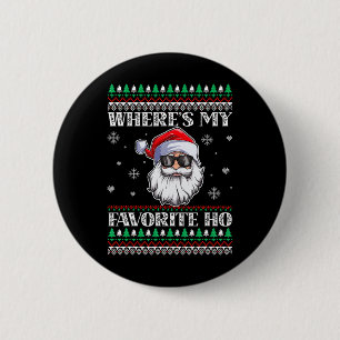 Chapa Redonda De 5 Cm ¿Dónde está mi temporada favorita de Navidades en 