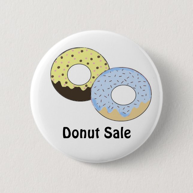 Chapa Redonda De 5 Cm Donut Sale (Anverso)