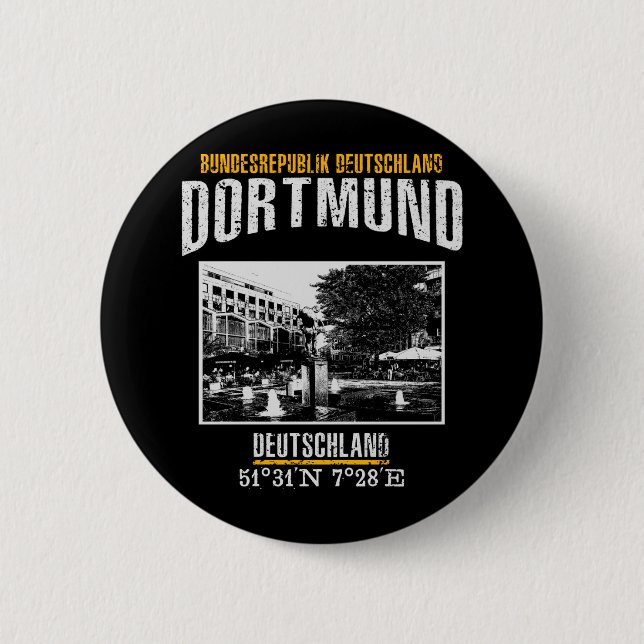 Chapa Redonda De 5 Cm Dortmund (Anverso)