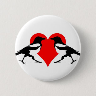 Chapa Redonda De 5 Cm Dos para la alegría