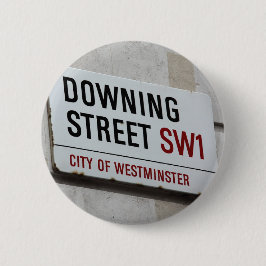 Chapa Redonda De 5 Cm Downing Street Sign