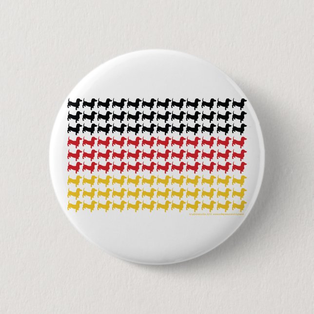 CHAPA REDONDA DE 5 CM DOXIE-GERMAN-FLAG (Anverso)