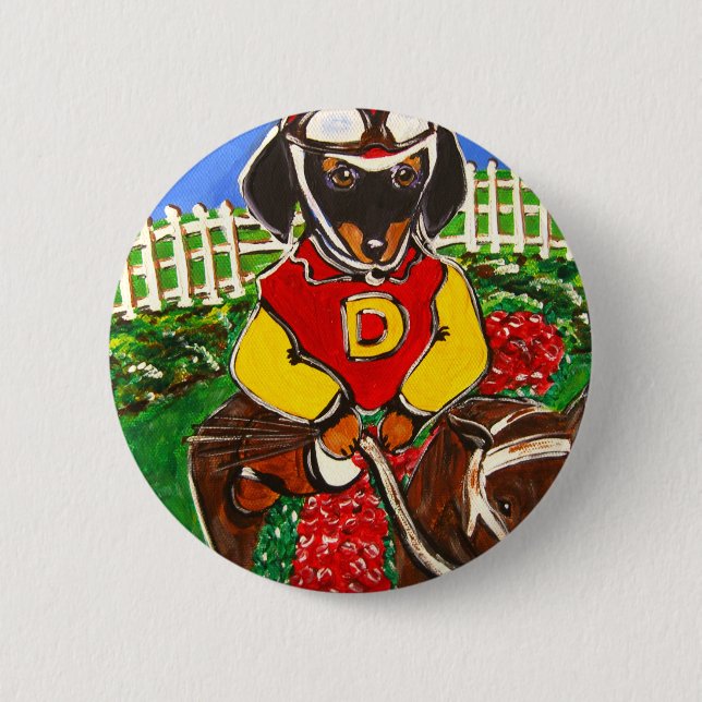 CHAPA REDONDA DE 5 CM DOXIE JOCKEY (Anverso)