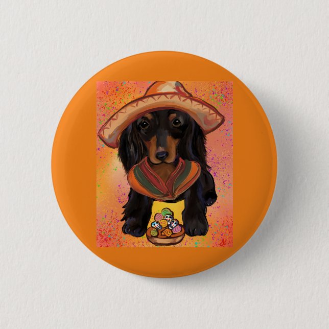 Chapa Redonda De 5 Cm Doxie México (Anverso)