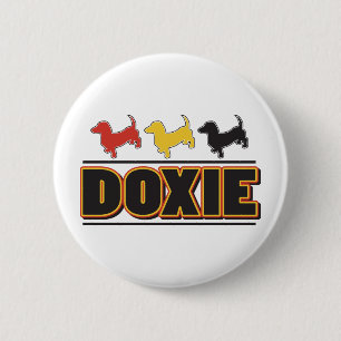 Chapa Redonda De 5 Cm DOXIE-Word-COLOR