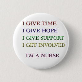 Chapa Redonda De 5 Cm DOY, yo soy ENFERMERA