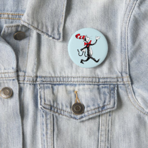 Chapa Redonda De 5 Cm Dr. Seuss El gato con sombrero Paseo del gato