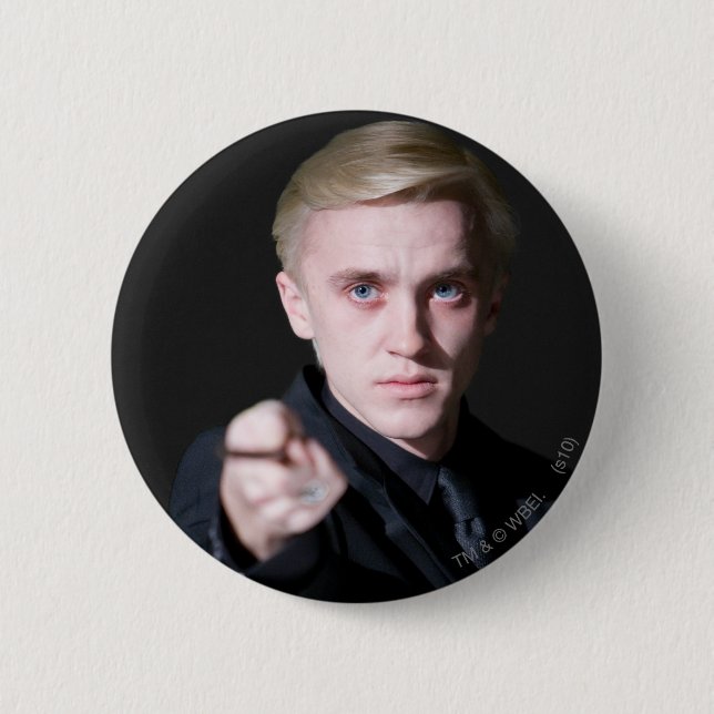 Chapa Redonda De 5 Cm Draco Malfoy 2 (Anverso)