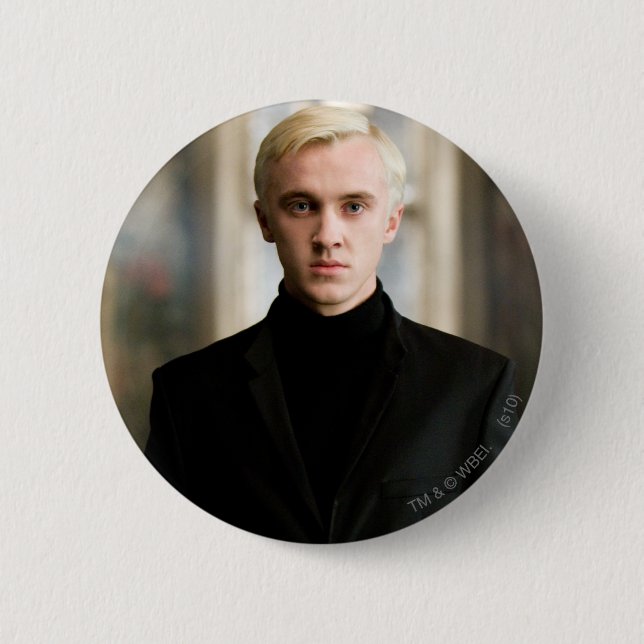 Chapa Redonda De 5 Cm Draco Malfoy Enseguida (Anverso)
