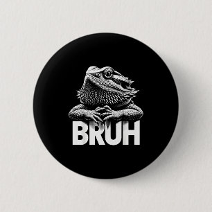 Chapa Redonda De 5 Cm Dragón Barbudo Bruh