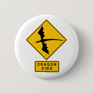 Chapa Redonda De 5 Cm Dragón XING