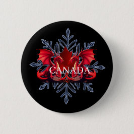 CHAPA REDONDA DE 5 CM DRAGONES DE CANADÁ
