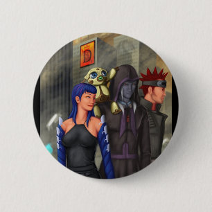 Chapa Redonda De 5 Cm Dragones del DES del lignée del La: M16