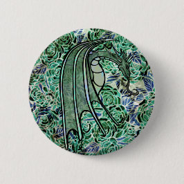 Chapa Redonda De 5 Cm Dragones Rosas Green Nature Dragons Resumen Rosa