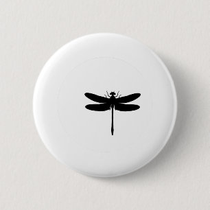 Chapa Redonda De 5 Cm Dragonfly y Moon TSHIRT