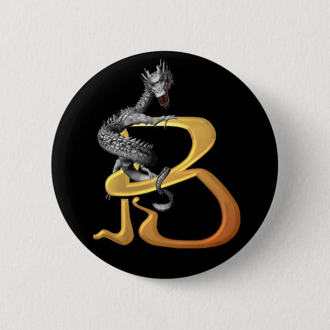 Chapa Redonda De 5 Cm Dragonlore B inicial (Anverso)