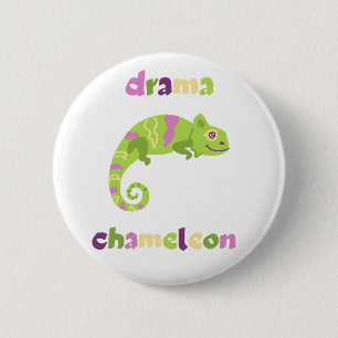 Chapa Redonda De 5 Cm Drama Chameleon