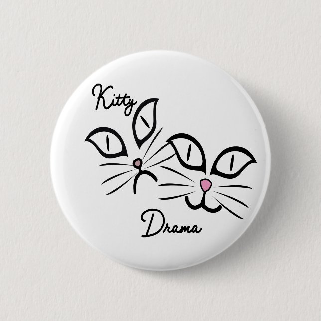 Chapa Redonda De 5 Cm Drama Kitty (Anverso)