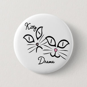Chapa Redonda De 5 Cm Drama Kitty