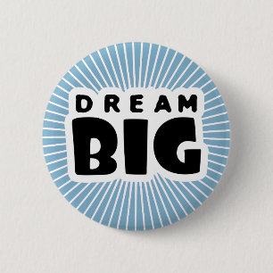 Chapa Redonda De 5 Cm Dream Big