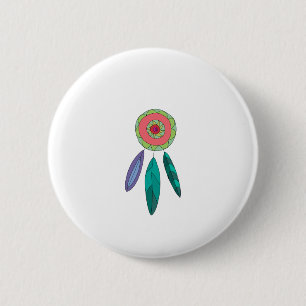 Chapa Redonda De 5 Cm Dreamcatcher