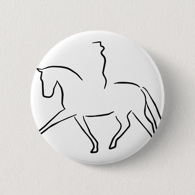 Chapa Redonda De 5 Cm dressage (Anverso)
