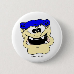CHAPA REDONDA DE 5 CM DROGADICTO DEL HOCKEY