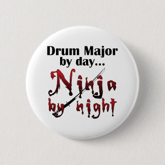 Chapa Redonda De 5 Cm Drum Major Ninja