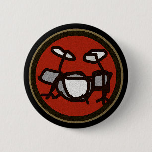 Chapa Redonda De 5 Cm drums, drumming gifts