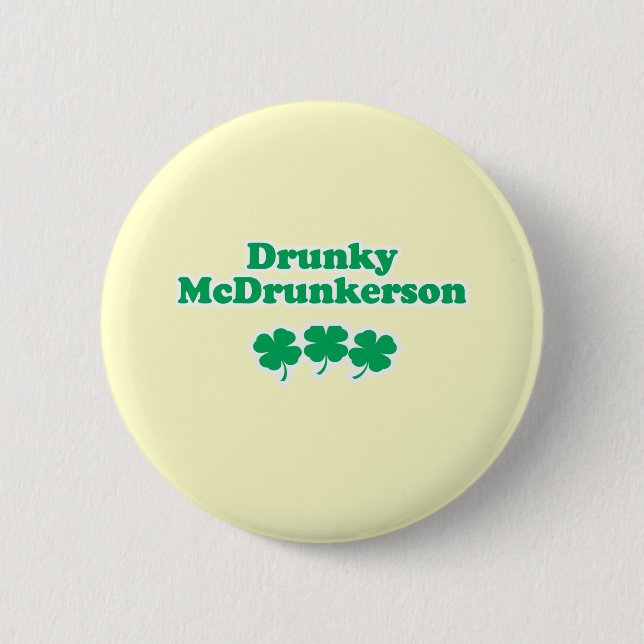 CHAPA REDONDA DE 5 CM DRUNKY MCDRUNKERSON (Anverso)