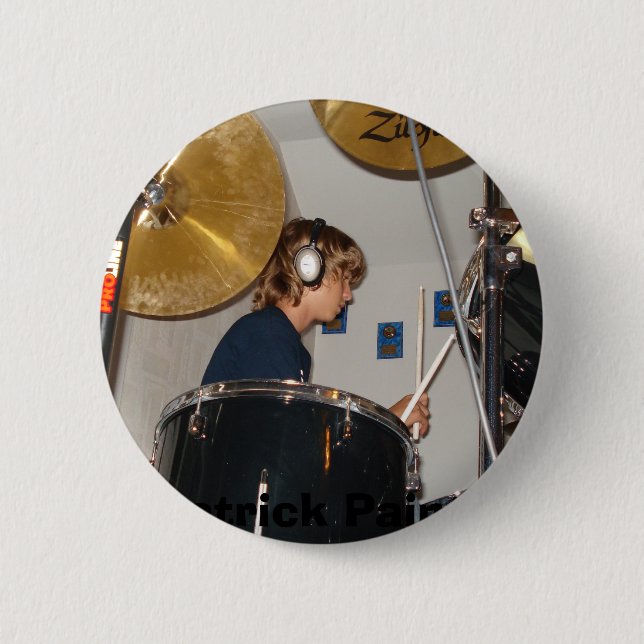 Chapa Redonda De 5 Cm DSC00460, pinturas de Patrick (Anverso)