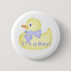 Chapa Redonda De 5 Cm Duckie es un muchacho