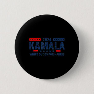 Chapa Redonda De 5 Cm Dudes De Kamala Harris 2024 Para Las Elecciones Pr