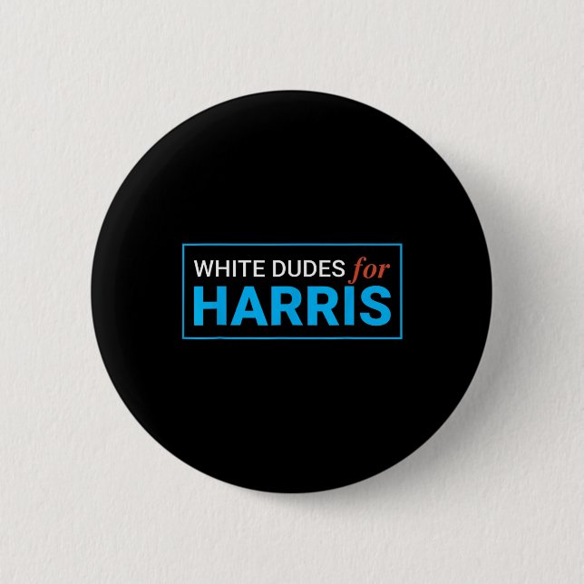 Chapa Redonda De 5 Cm Dudes Para Harris Harris Waltz 2024 (Anverso)