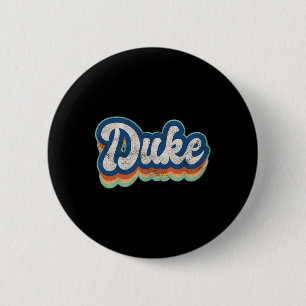 Chapa Redonda De 5 Cm Duke First Name Boy Vintage Style 70s 80s Personal