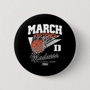 Chapa Redonda De 5 Cm Duke Sketll - 2025 March Madness Sketll - Ncaa