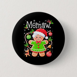 Chapa Redonda De 5 Cm Dulce familia de pan de jengibre Memaw navideña
