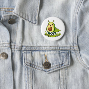 Chapa Redonda De 5 Cm Dulce Kawaii Santo Guacamole Babosa Aguacate Dibuj
