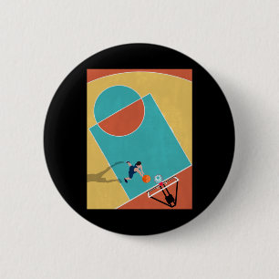 Chapa Redonda De 5 Cm Dunks de baloncesto 1