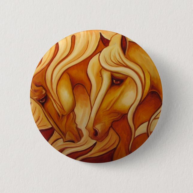 Chapa Redonda De 5 Cm Dúo de oro (Anverso)