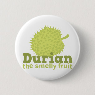 Chapa Redonda De 5 Cm Durian la fruta hedionda