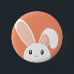 Chapa Redonda De 5 Cm Easter Bunny peeping<br><div class="desc">Divertido conejo de Pascua Peeping</div>