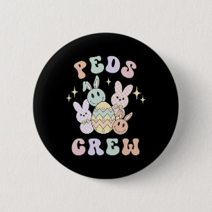 Chapa Redonda De 5 Cm Easter Peds Enfermera Escuadrón de Emergencia Cony