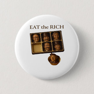 Chapa Redonda De 5 Cm Eat The Rich Classic