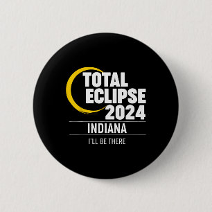 Chapa Redonda De 5 Cm Eclipse solar Indiana 2024