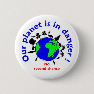 Chapa Redonda De 5 Cm Ecología Badge Rond 5 Cm
