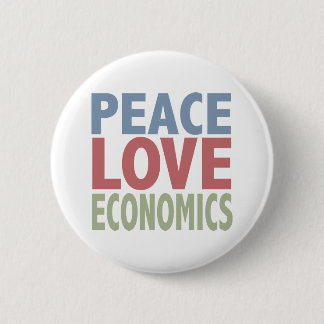 Chapa Redonda De 5 Cm Economía del amor de la paz